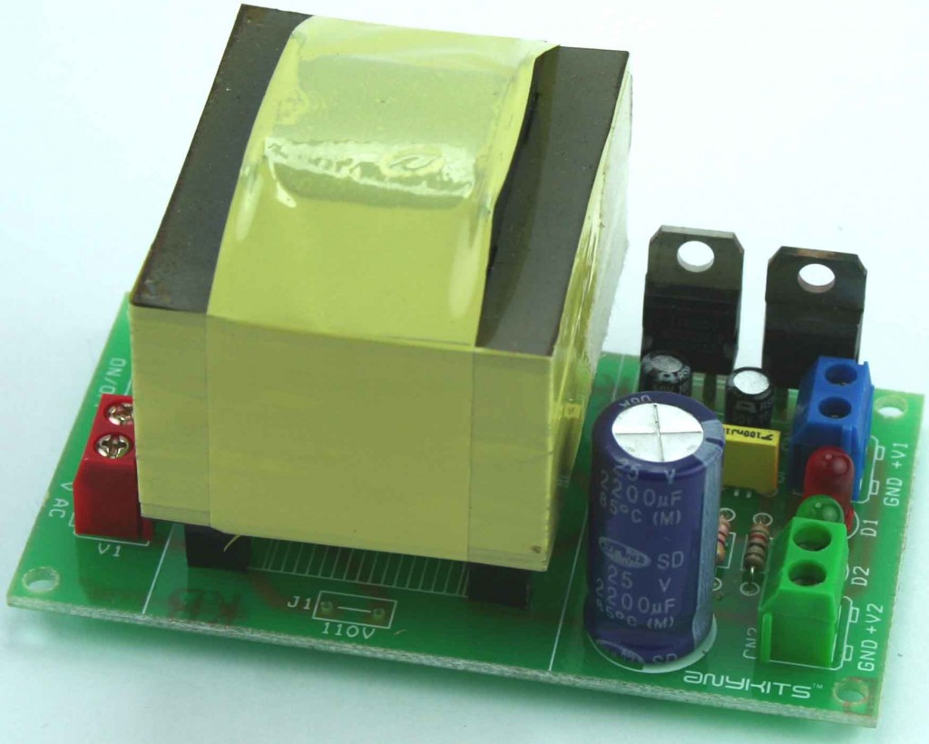 5V AND 12V 1A OUTPUT POWER SUPPLY WITH ONBOARD TRANSFORMER (2)
