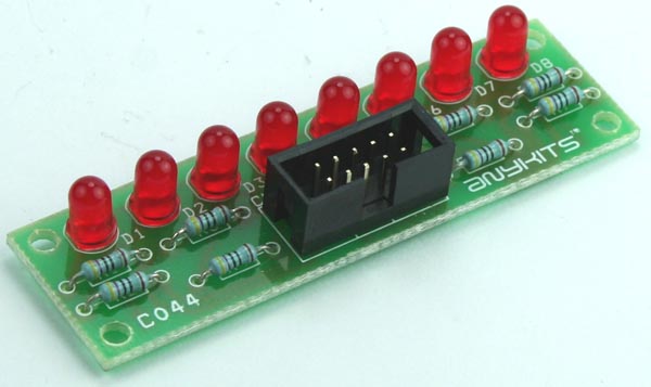8 LED OUTPUT DISPLAY MODULE FOR MICRO-CONTROLLER DEVELOPMENT BOARD (2)