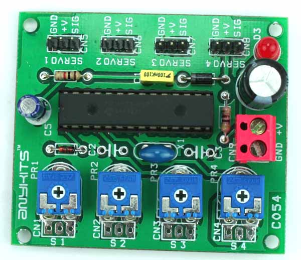 4 CHANNEL RC SERVO DRIVER USING PIC MICRO-CONTROLLER AND PRESETS (1)