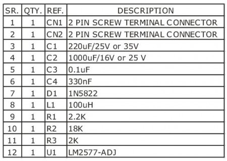 5V TO 12V Step Up DC-DC Converter Using LM2577ADJ (2)