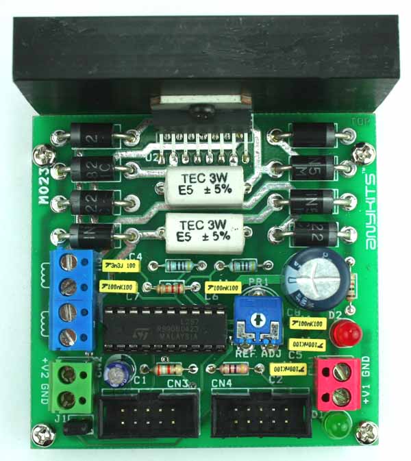 L298 and L297 Based High Current Stepper Motor Driver with Mach 3 Interface (4)