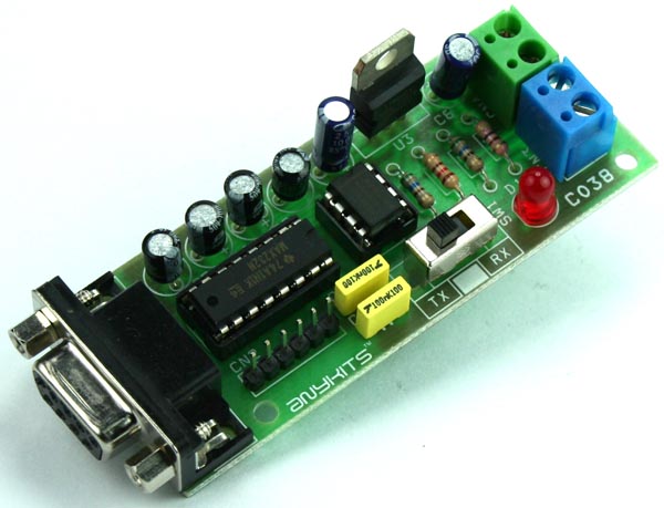 RS232 TO RS485 CONVERTER CIRCUIT USING MAX232 & MAX485 (2)