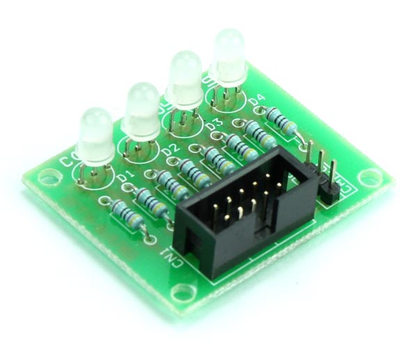4 BI-COLOR LED BOARD FOR MICRO-CONTROLLER DEVELOPMENT BOARD (2)