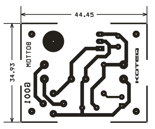 5V-1A REGULATED POWER SUPPLY PCB 030716