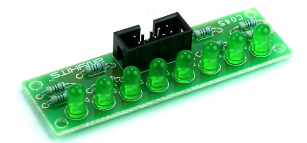8 LED OUTPUT DISPLAY MODULE FOR MICRO-CONTROLLER DEVELOPMENT BOARD (4)