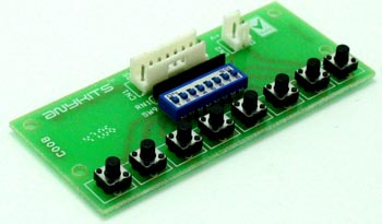 8 TACT AND DIP SWITCH FOR MICRO-CONTROLLER DEVELOPMENT BOARD (1)