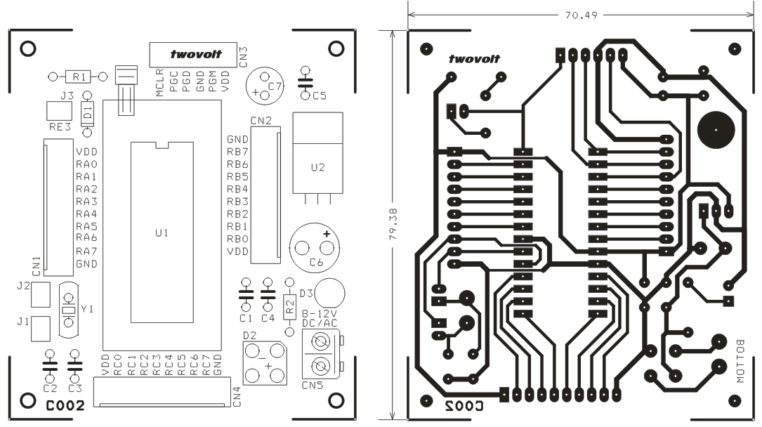 PIC18F 28PIN PIC DEVELOPMENT BOARD WITH ZIP SOCKET (3)