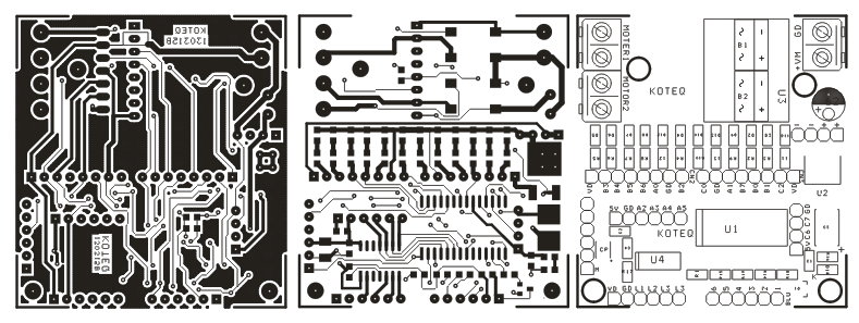 ps2-wireless-remote-robot-controller-pcb-layout