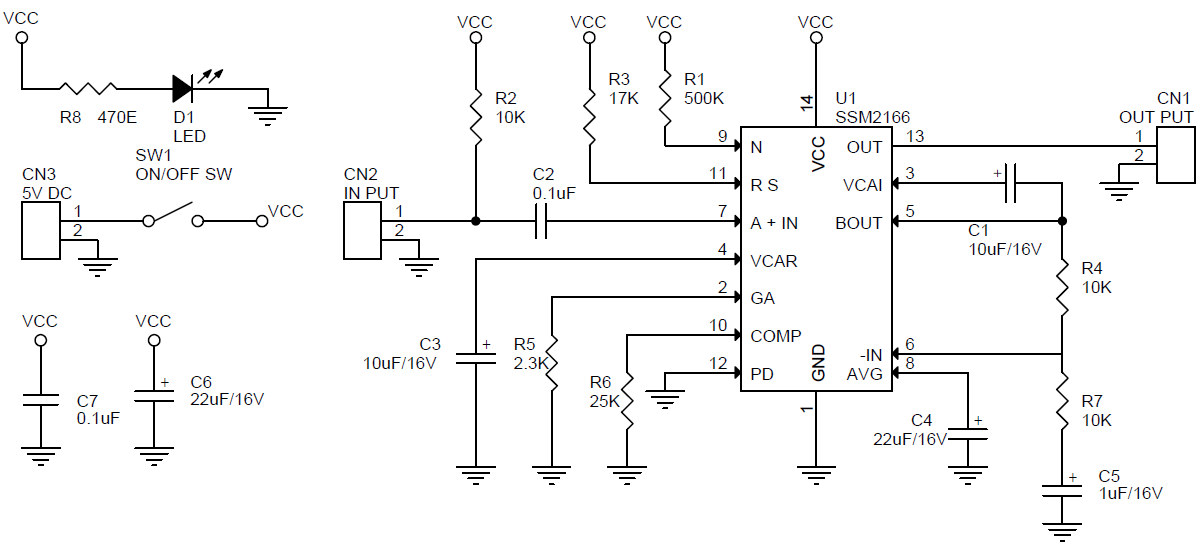 microphone-preamplifier-with-variable-compression-and-noise-gating-project-using-ssm2166-1