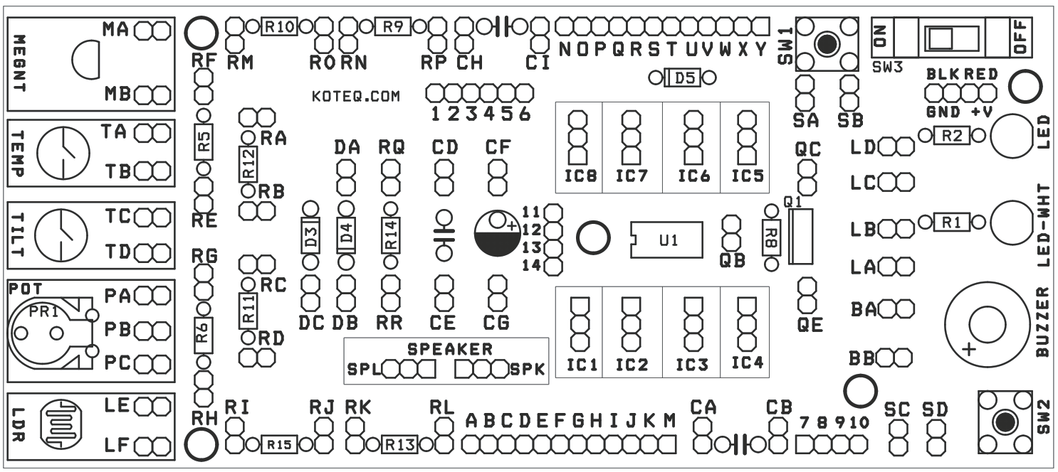 solder-less-diy-multiple-hobby-project-kit-using-555-timer-op-amp PCB